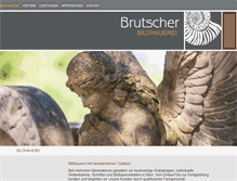 Tablet Screenshot of bildhauerei-brutscher.de